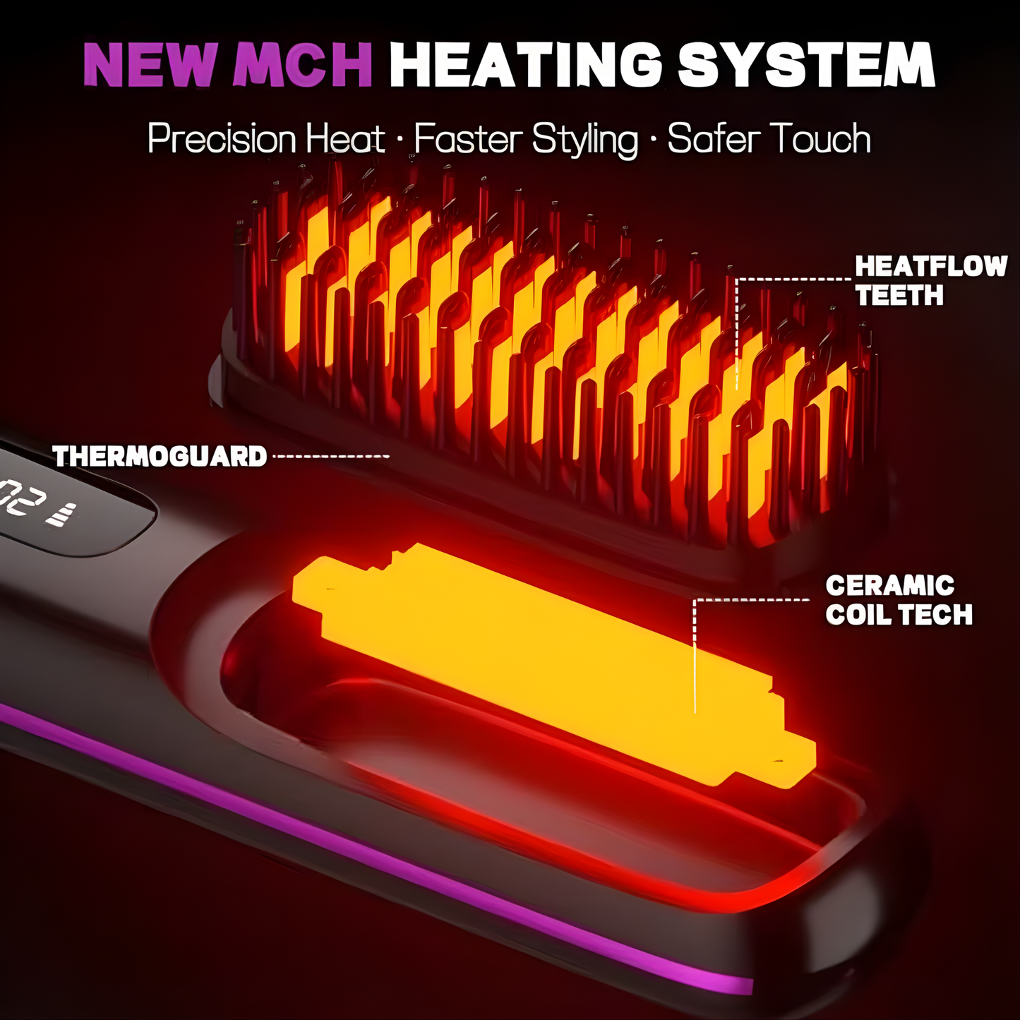 Cepillo Alisador Portatil