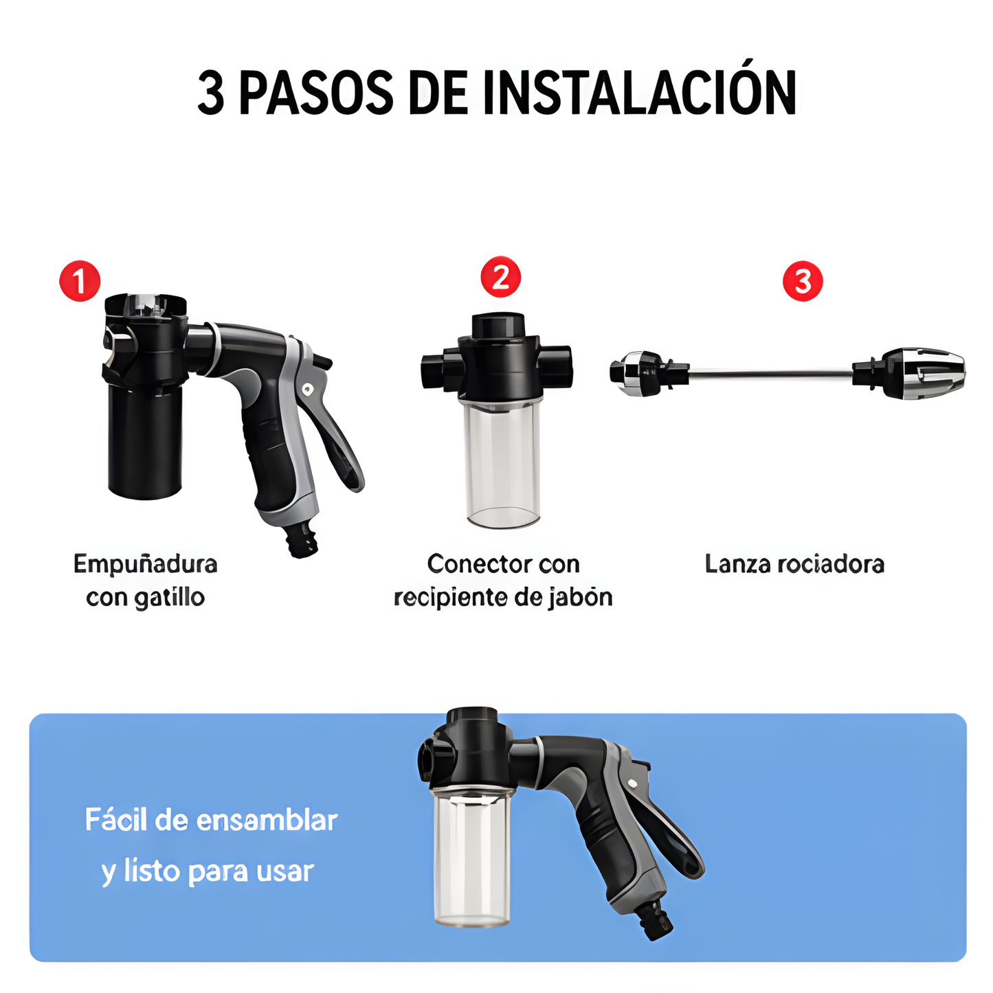 Pistola de Agua a Presión