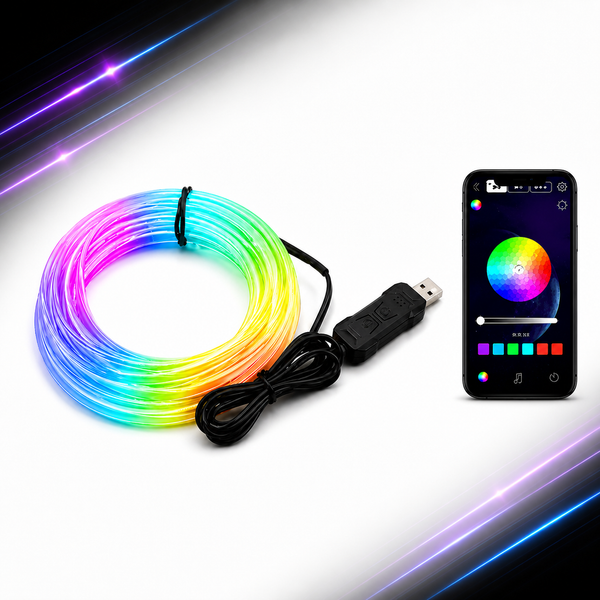 Luces RGB Ambientales para Interior de Auto