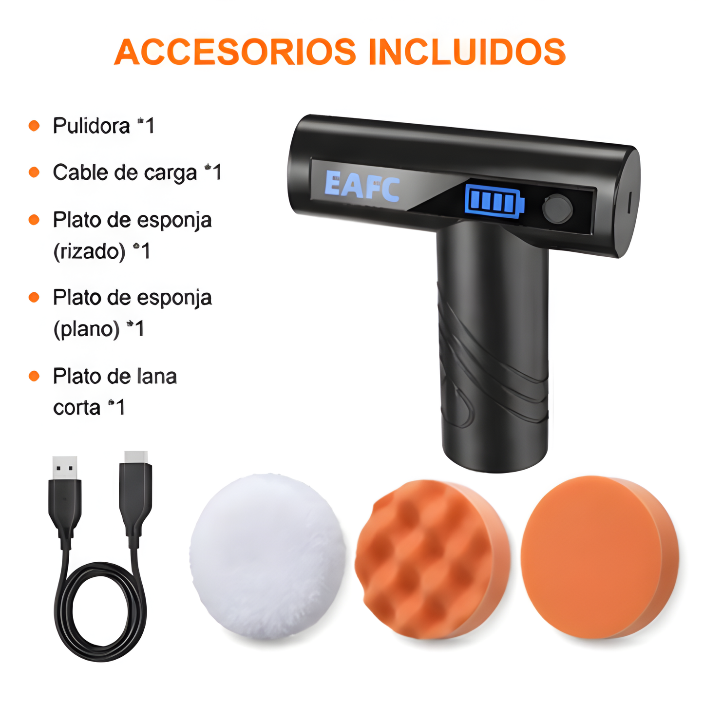 Pulidora Inalámbrica para Auto
