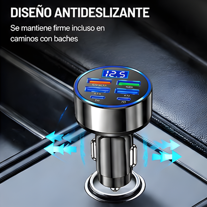 Cargador Rápido USB para Auto 250W