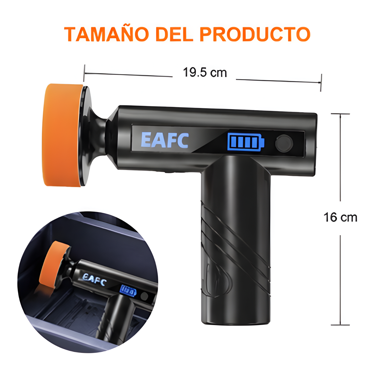 Pulidora Inalámbrica para Auto